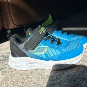 Skechers Kids' S-Lights Blue sneakers